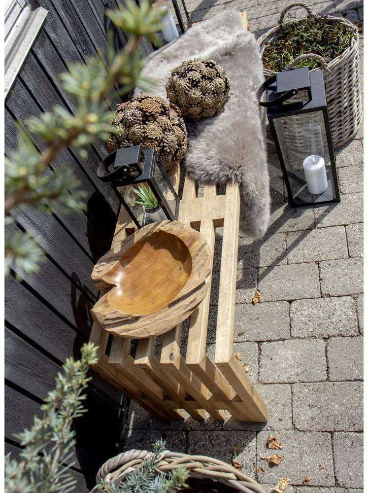 House Nordic Dubuo, Rio dubuo iš tikmedžio, Ø30x10 cm, Natūralus