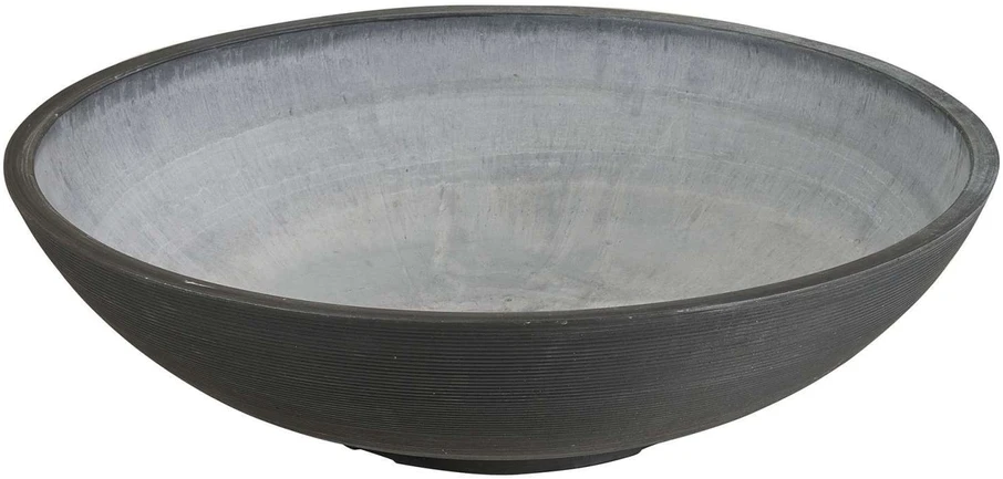 House Nordic Gėlių dubuo, Waterflower-Bowl, 60x60x16.5 cm, pilka, kompozitas