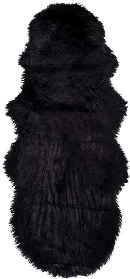 House Nordic Dirbtinė oda, Lambskin, juoda