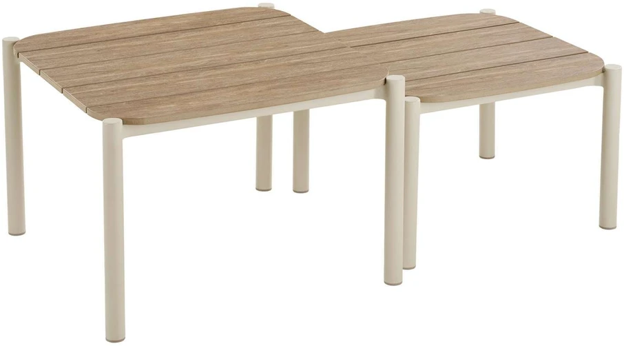 House Nordic Lauko baldų komplektas Abela 143x76x69 cm smėlio