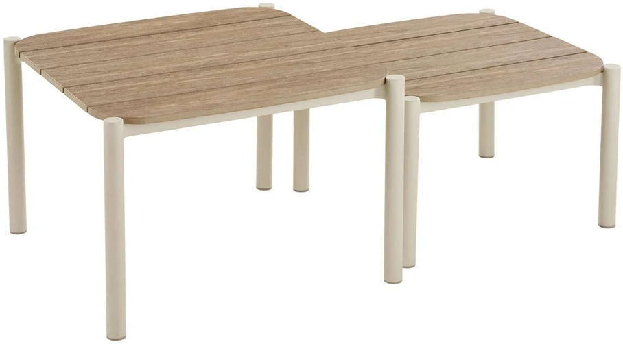House Nordic Lauko baldų komplektas Abela 143x76x69 cm smėlio