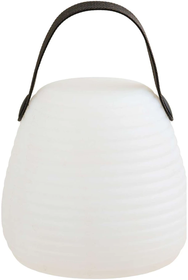House Nordic LED lempa, 13x13x12 cm, balta, įkraunama