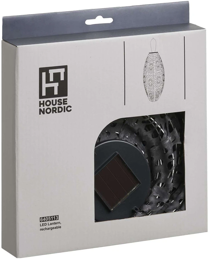 House Nordic LED Žibintas, Foxdale, Pilka