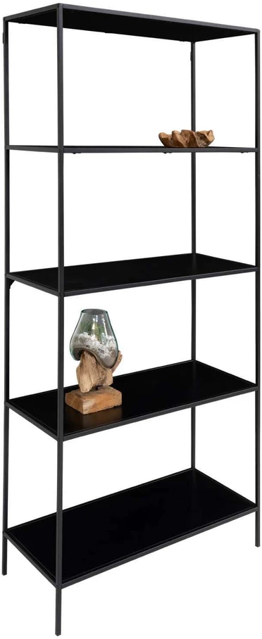 House Nordic Lentyna, 80x36x170 cm, Juoda, Metalas