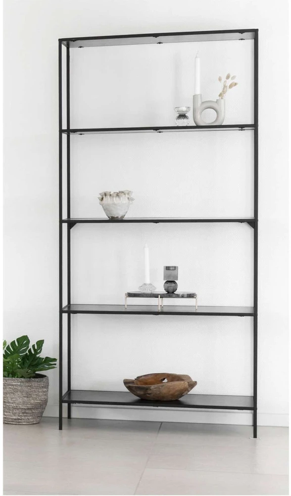 House Nordic Lentyna, 80x36x170 cm, Juoda, Metalas