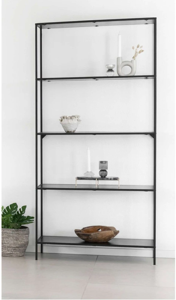 House Nordic Lentyna, 80x36x170 cm, Juoda, Metalas
