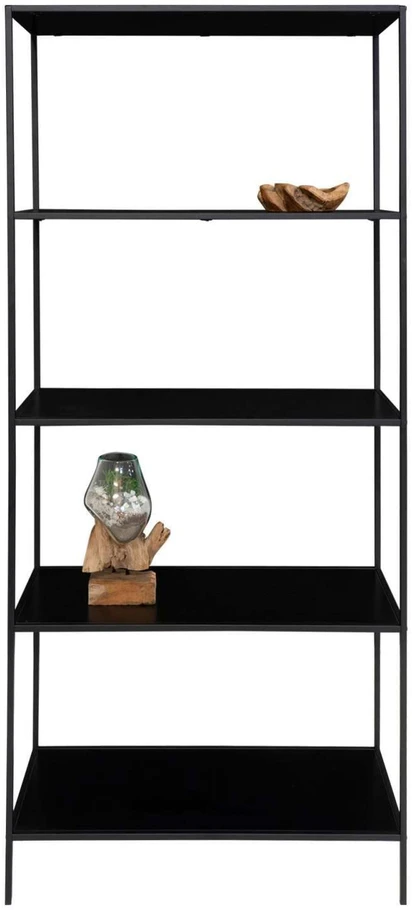 House Nordic Lentyna, 80x36x170 cm, Juoda, Metalas