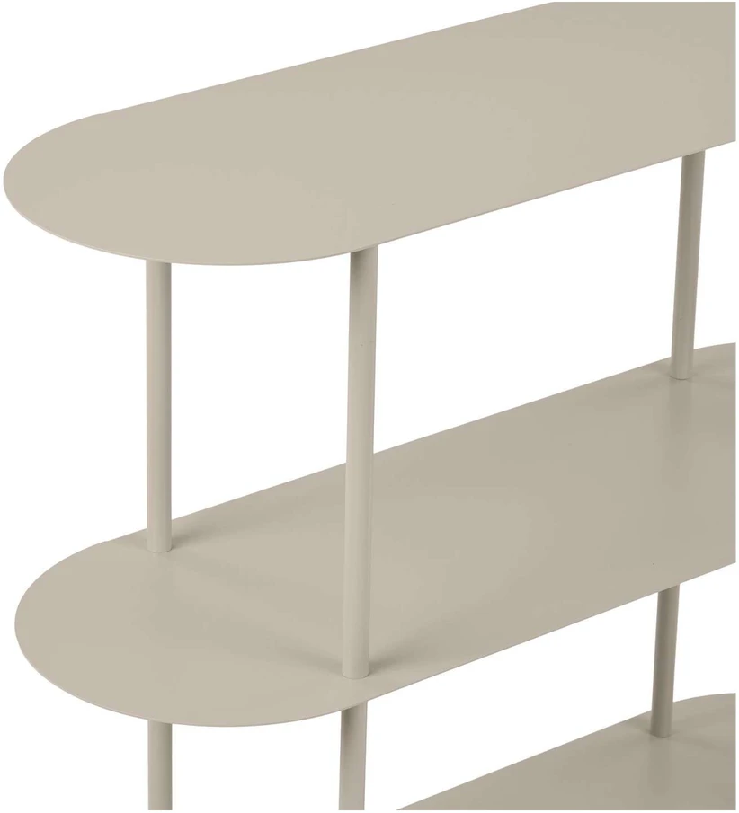 House Nordic Lentyna Rieti 31x90x81 cm smėlio spalvos metalas