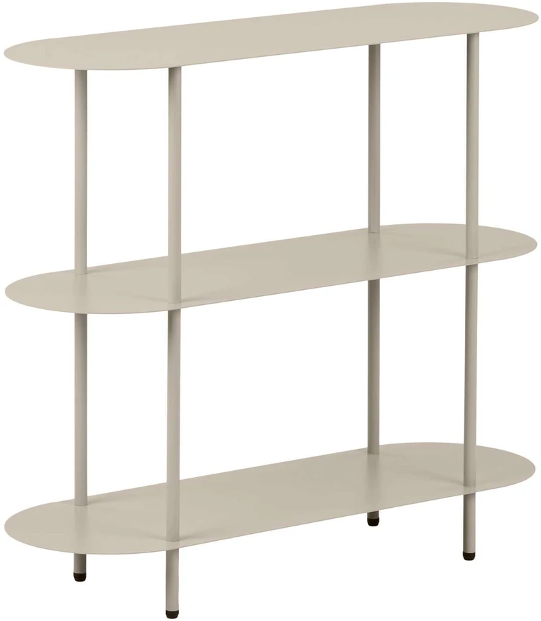 House Nordic Lentyna Rieti 31x90x81 cm smėlio spalvos metalas