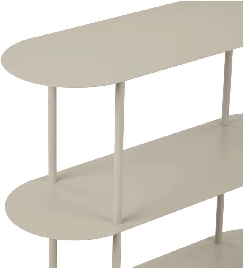 House Nordic Lentyna Rieti 31x90x81 cm smėlio spalvos metalas