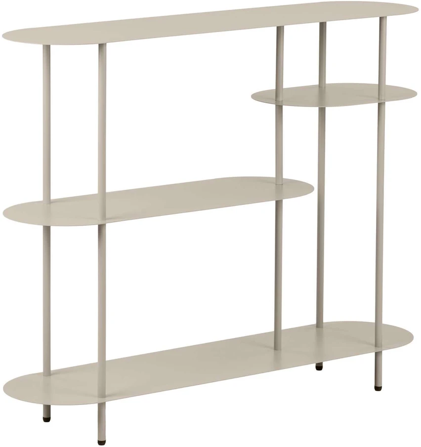 House Nordic Lentynų blokas, 31x118x97 cm, smėlio spalvos, metalas
