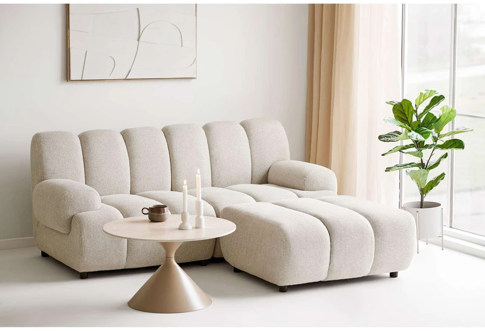 House Nordic Modulinė sofa, 190x95x77 cm, smėlio