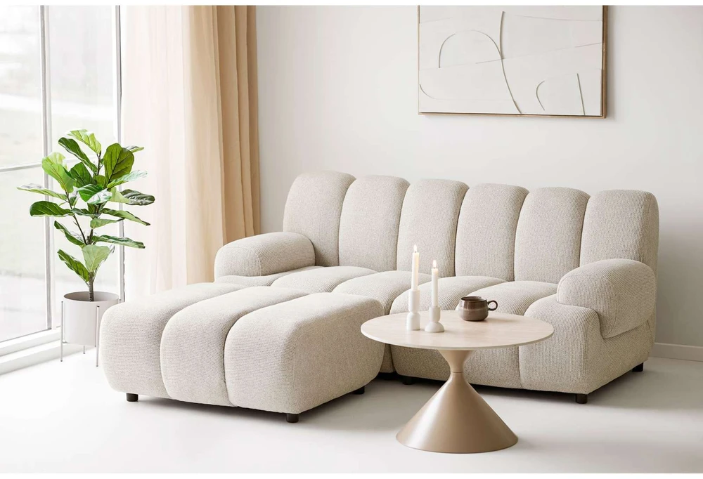 House Nordic Modulinė sofa Taza 190x95x77 cm smėlio