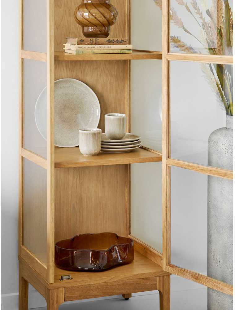 House Nordic Padėklas, 29.5x24x7 cm, rudas, stiklas