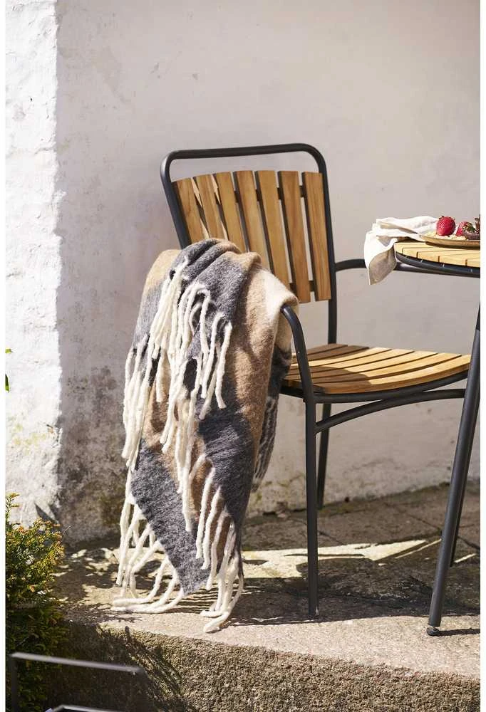 House Nordic Pledas Carmel Plaid 130x170 cm juodas