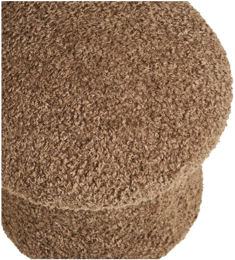 House Nordic Pufas 45x45 cm Ruda Dirbtinis Kailis