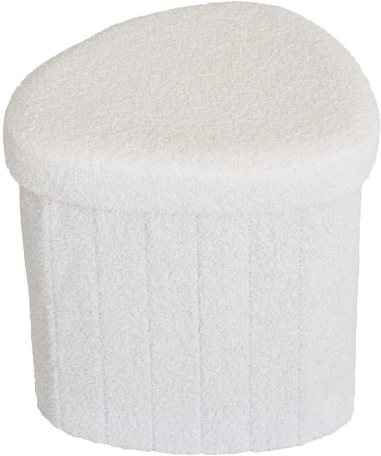 House Nordic Aps Pufas Medford balta teddy