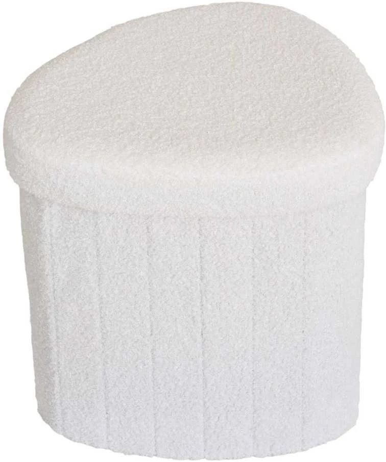 House Nordic Aps Pufas Medford balta teddy