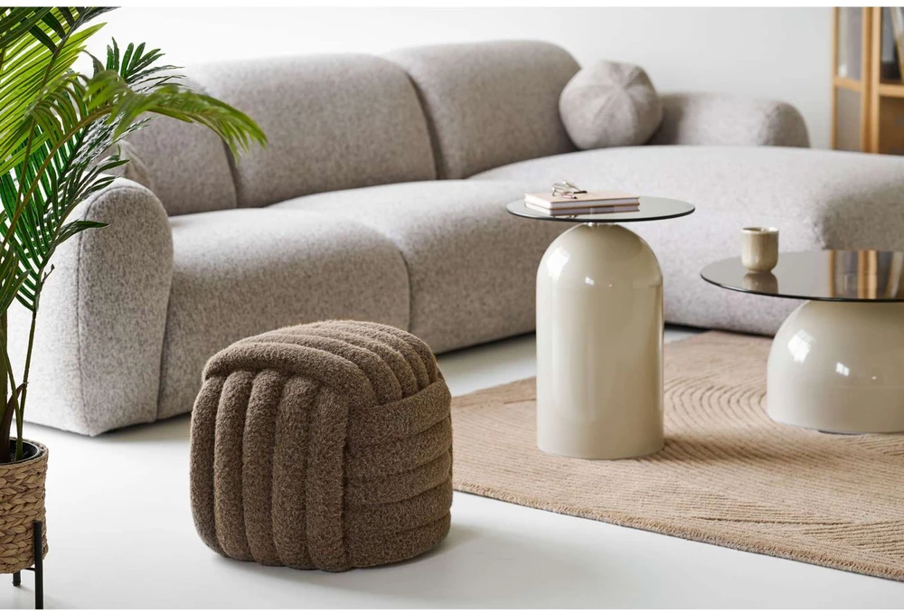 House Nordic Namas Nordic Pufas Napier 48x48x43 cm rudas