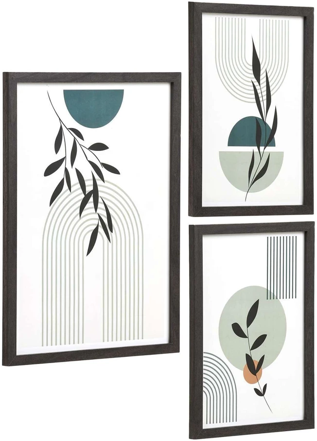 Nuotraukų rėmelis House Nordic Rėmelių komplektas, 30x21x1.5 cm, juoda, MDF