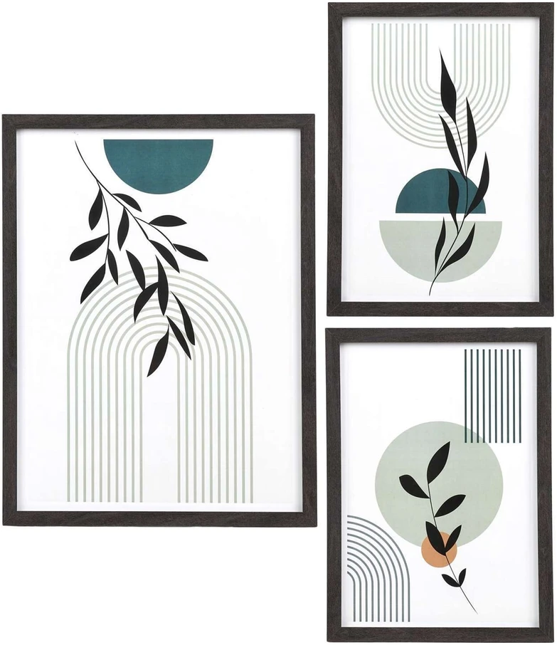 Nuotraukų rėmelis House Nordic Rėmelių komplektas, 30x21x1.5 cm, juoda, MDF