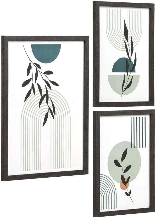 Nuotraukų rėmelis House Nordic Rėmelių komplektas, 30x21x1.5 cm, juoda, MDF