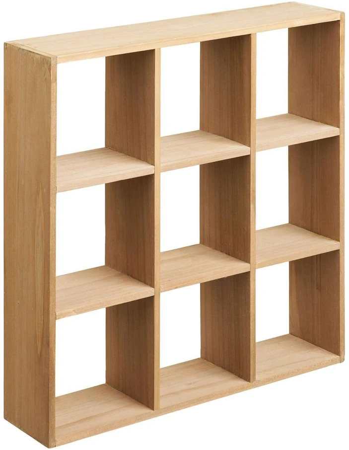 House Nordic Sieninė lentyna 46x10x46 cm natūrali pušis