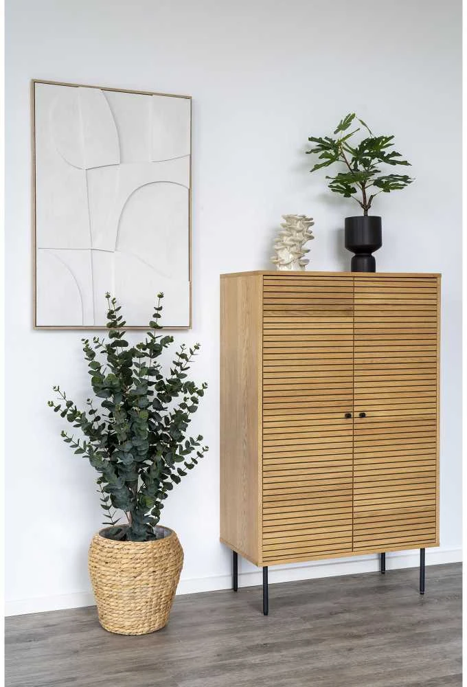 House Nordic Sieninis paveikslas Madeline, 60 x 90 cm, balta