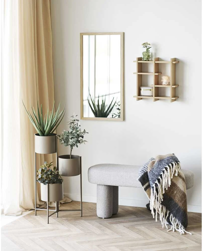 House Nordic Suoliukas 95x36x45 cm Smėlio Plienas