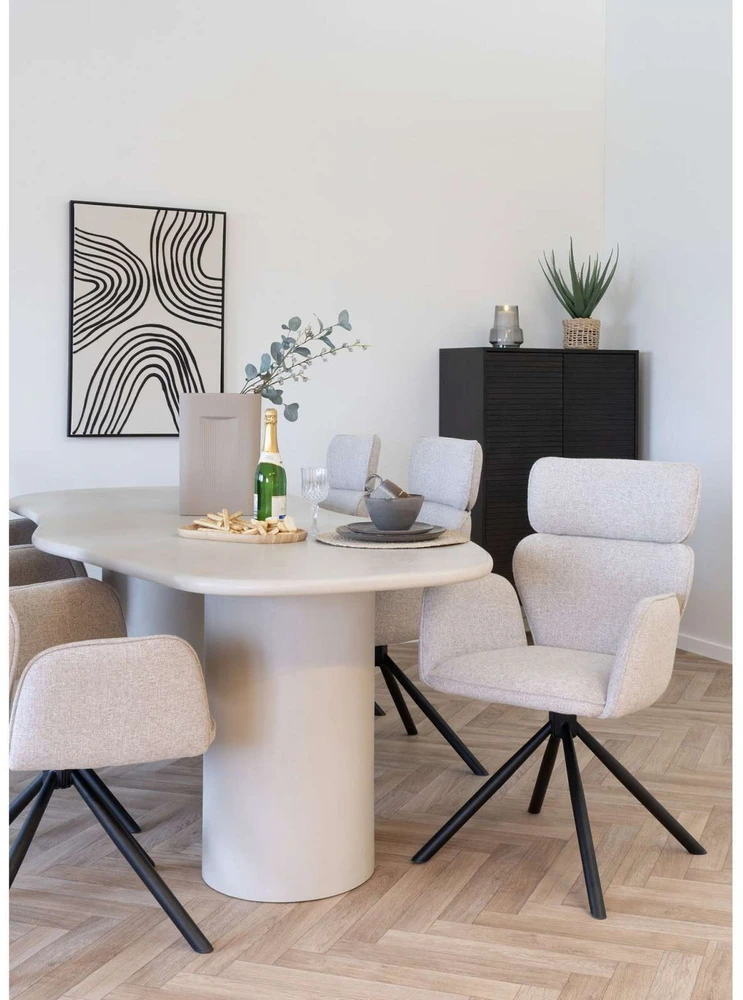 House Nordic Valgomojo kėdė, Cordoba, šviesiai pilka
