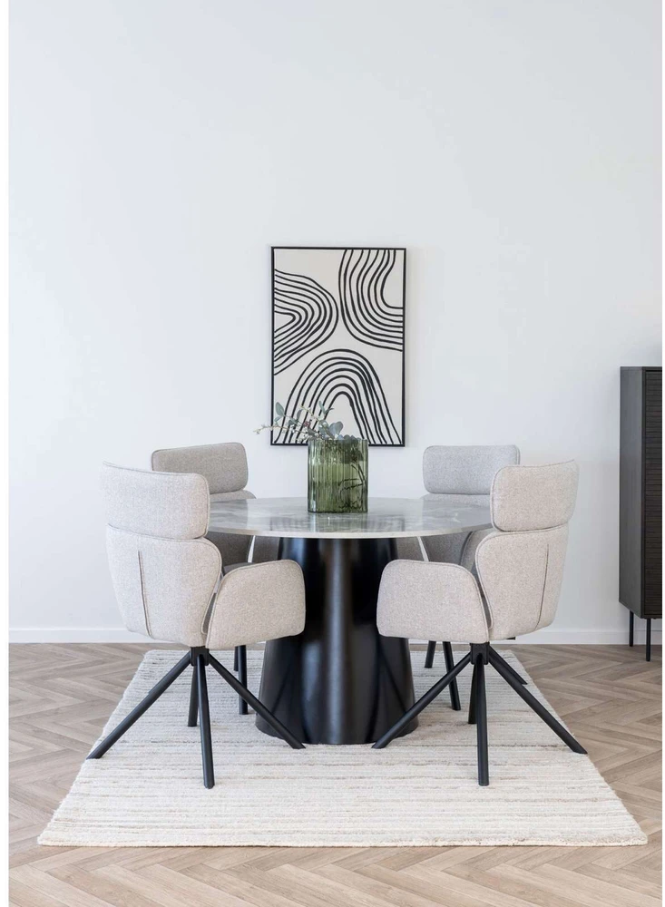 House Nordic Valgomojo kėdė, Cordoba, šviesiai pilka