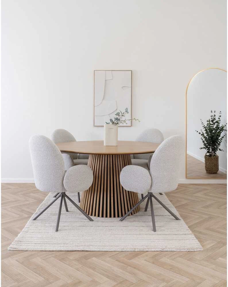 House Nordic Valgomasis stalas 140x75 cm ąžuolas
