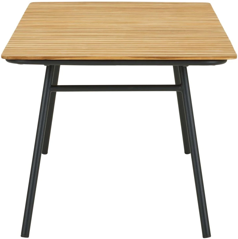 House Nordic Valgomasis stalas, Cleveland, 90x220x74 cm, Juodas