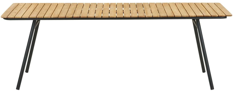 House Nordic Valgomasis stalas, Cleveland, 90x220x74 cm, Juodas