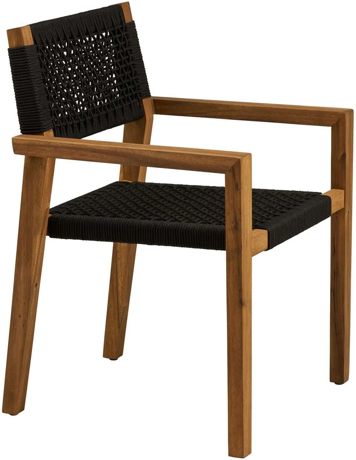 House Nordic Valgomojo kėdė 57x60x83 cm juoda