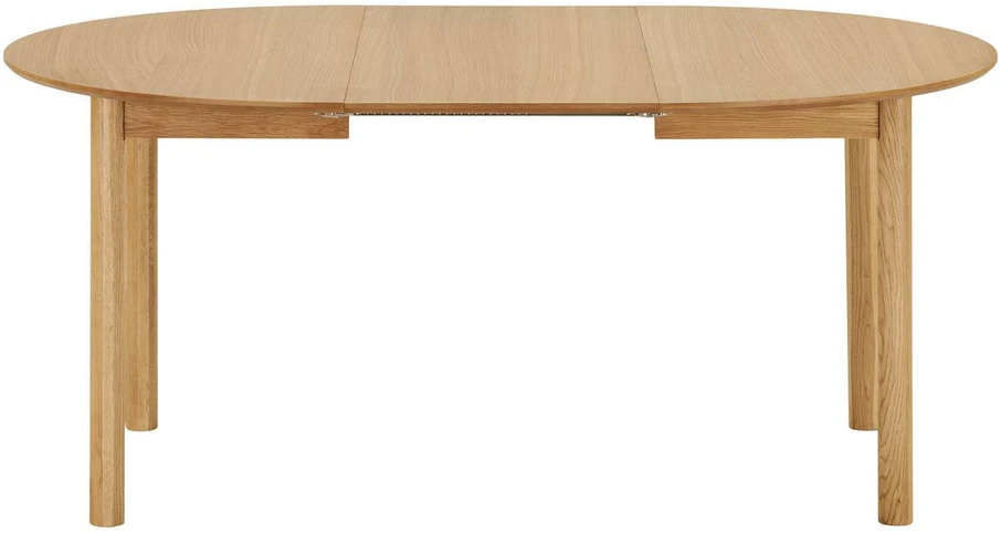 House Nordic Valgomojo stalas, 120x120-170-220x75 cm, Natūralus, Ąžuolo faneruotė
