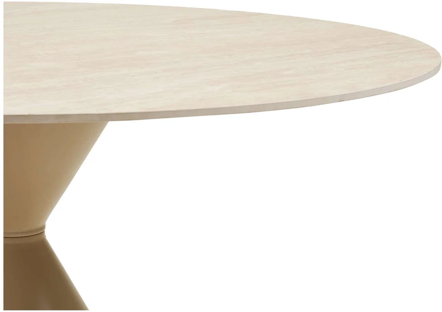 House Nordic Valgomojo stalas 120x120x76 cm smėlio
