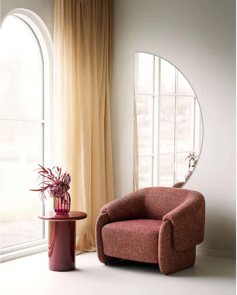 House Nordic Vaza 17x17x21 cm Raudona Stiklas