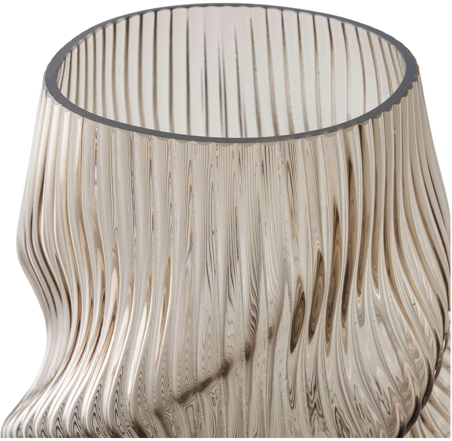 House Nordic Vaza 17x17x25 cm Ruda Stiklas