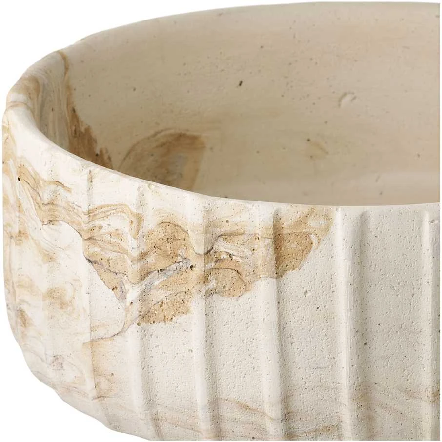 House Nordic Vaza 20.5x18.5 cm Ruda Smėlio Cementas