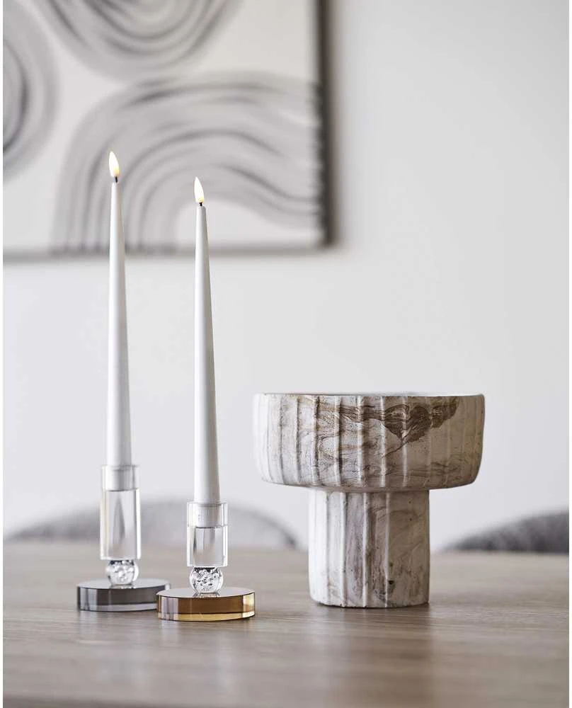 House Nordic Vaza 20.5x18.5 cm Ruda Smėlio Cementas