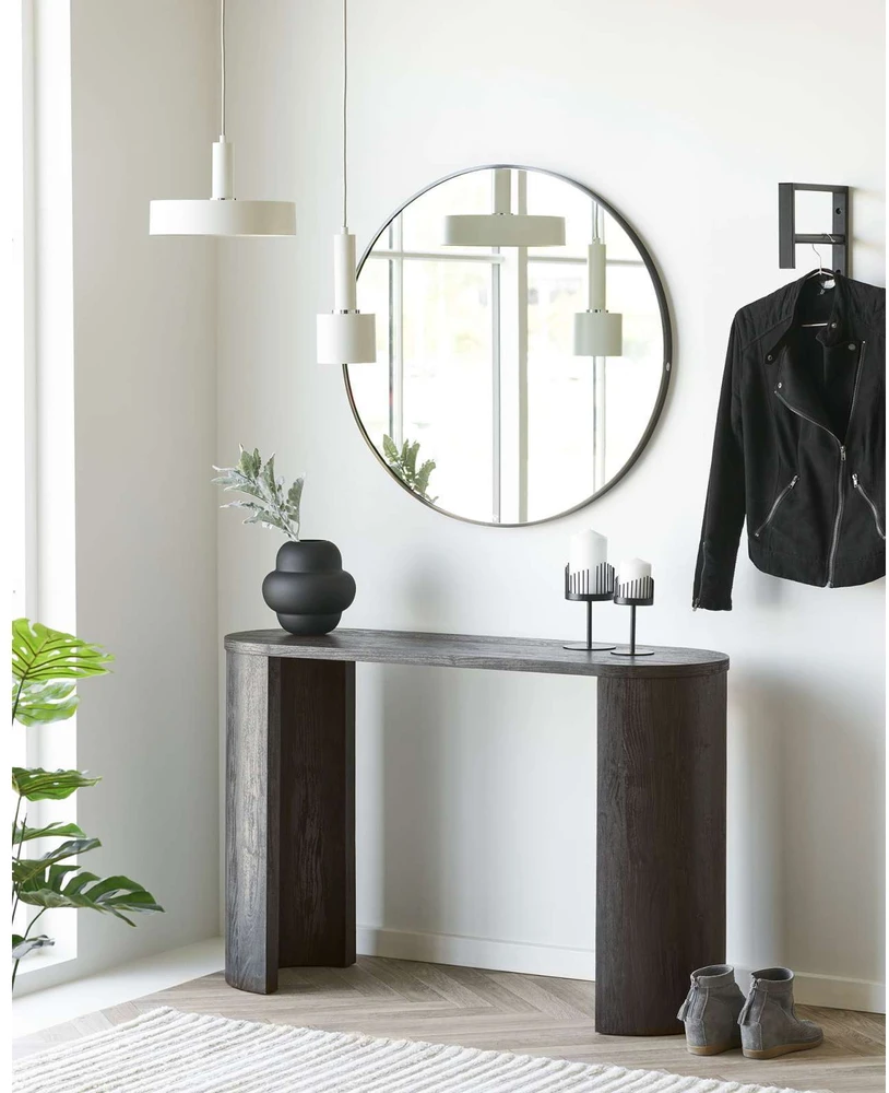 House Nordic Vaza 21x20 cm Juodas Stiklas