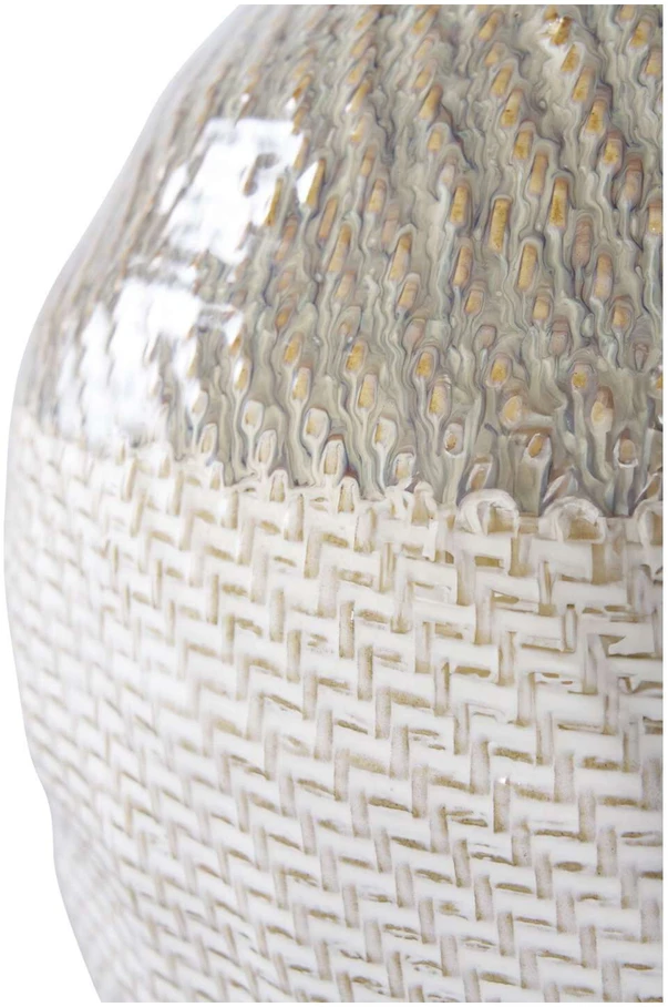 House Nordic Vaza, Vase, balta / žalia