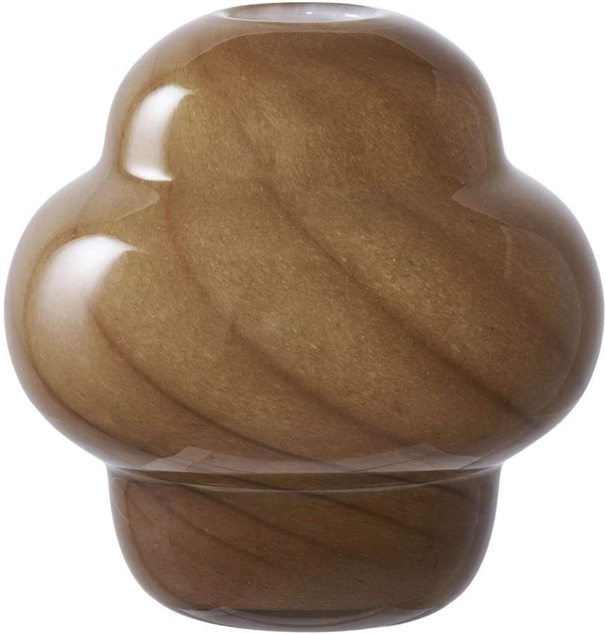House Nordic Vaza, Vase, ruda spalvos, 16.5x17 cm