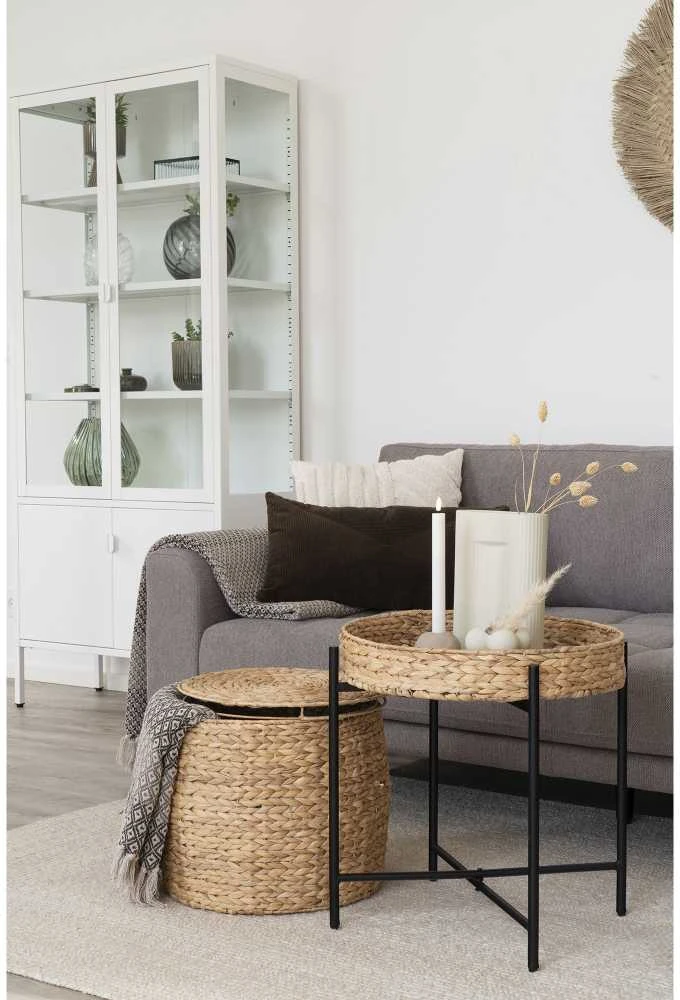 House Nordic Vaza, Vaza, 16.5x6.5x26 cm, Pilka