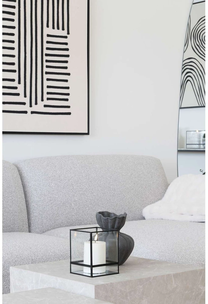 House Nordic Vaza, Vaza, 17.2x19.4 cm, Juoda