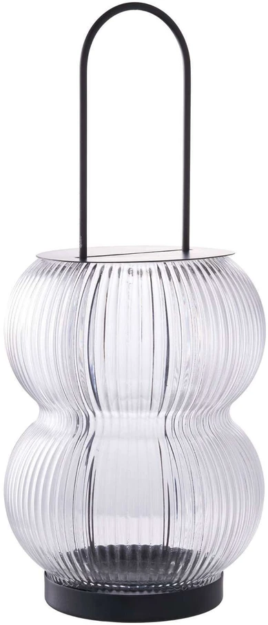 House Nordic Lanterns, Lucena, juoda, stiklas