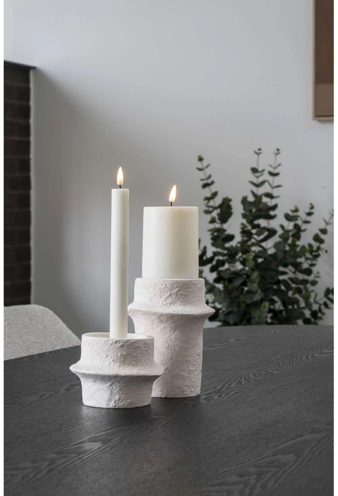 House Nordic Žvakidė, Candle, balta spalvos