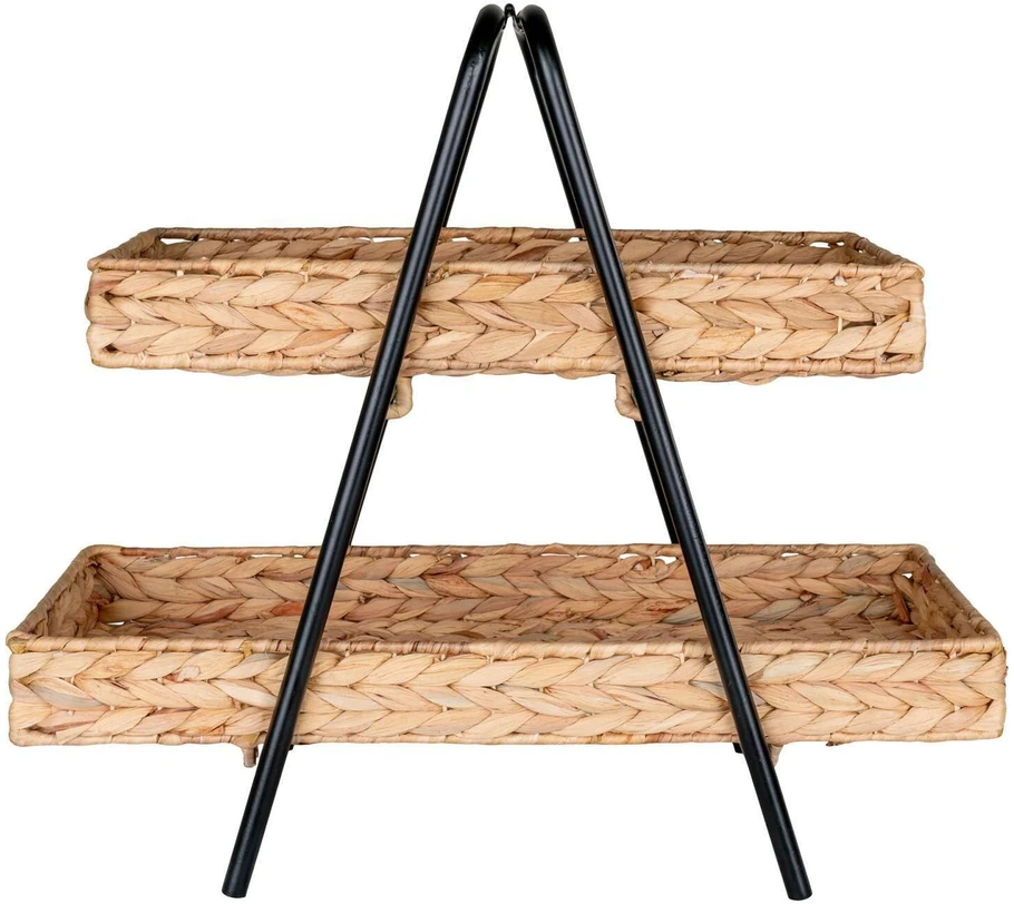 House Padėklas, Alfaro Padėklas, 42x23x43.5 cm, Natūrali/Juoda