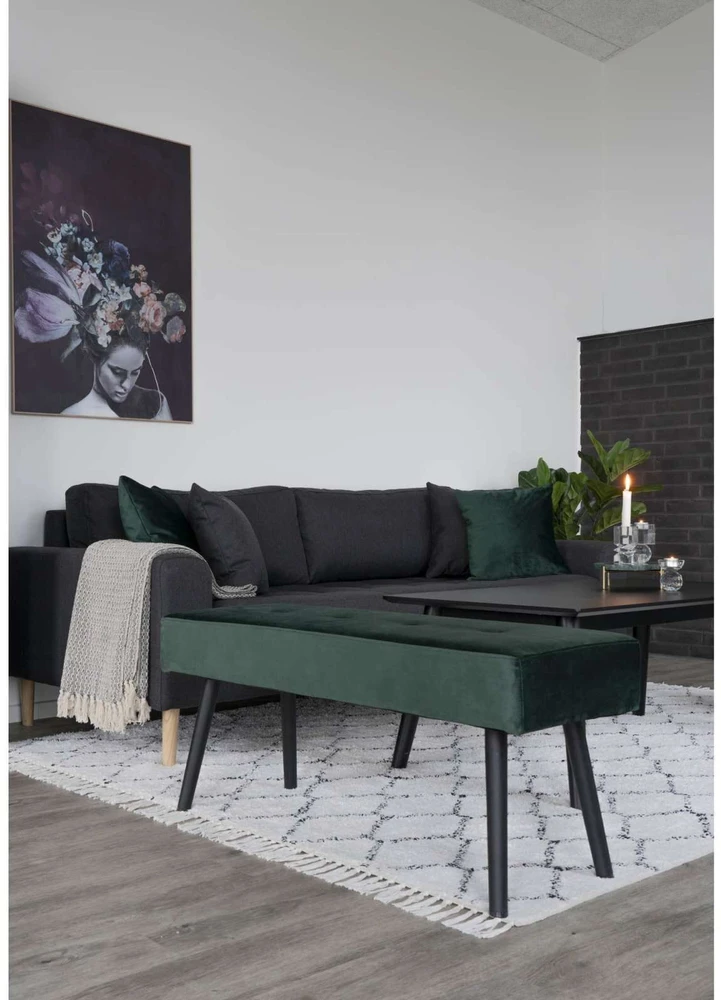 Nežinomas Prieškambario suoliukas Skiby, žalias,100x35x44cm